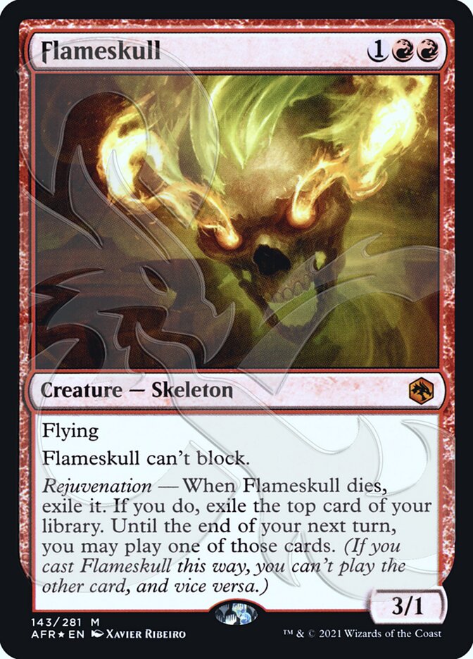 Flameskull (Ampersand Promo) [Dungeons & Dragons: Adventures in the Forgotten Realms Promos] | L.A. Mood Comics and Games