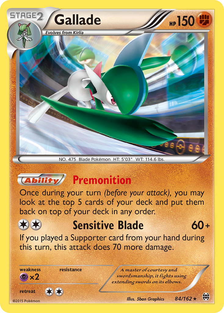 Gallade (84/162) [XY: BREAKthrough] | L.A. Mood Comics and Games