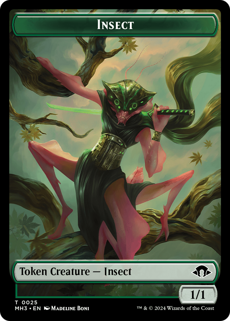 Eldrazi Spawn // Insect (0025) Double-Sided Token [Modern Horizons 3 Tokens] | L.A. Mood Comics and Games