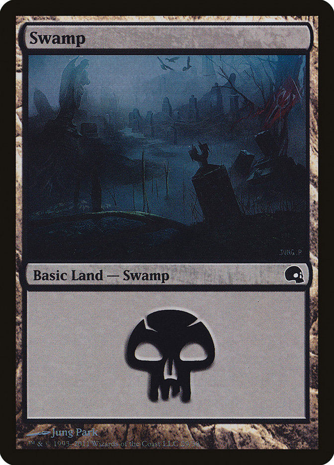 Swamp (29) [Premium Deck Series: Graveborn] | L.A. Mood Comics and Games
