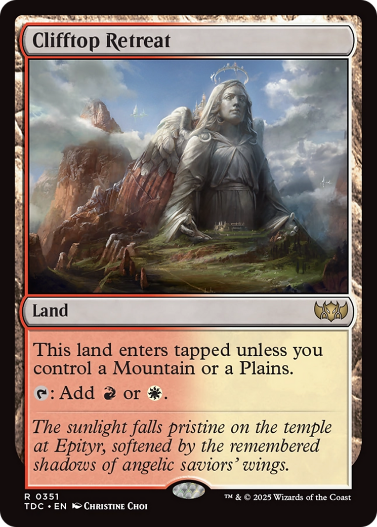 Clifftop Retreat [Tarkir: Dragonstorm Commander] | L.A. Mood Comics and Games
