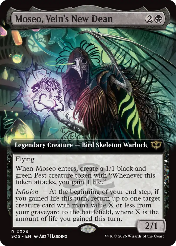 Moseo, Vein's New Dean (Extended Art) [Secrets of Strixhaven] | L.A. Mood Comics and Games