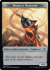 Mishra's Warform // Inkling Double-Sided Token [The Brothers' War Commander Tokens] | L.A. Mood Comics and Games