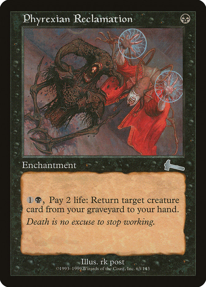 Phyrexian Reclamation [Urza's Legacy] | L.A. Mood Comics and Games