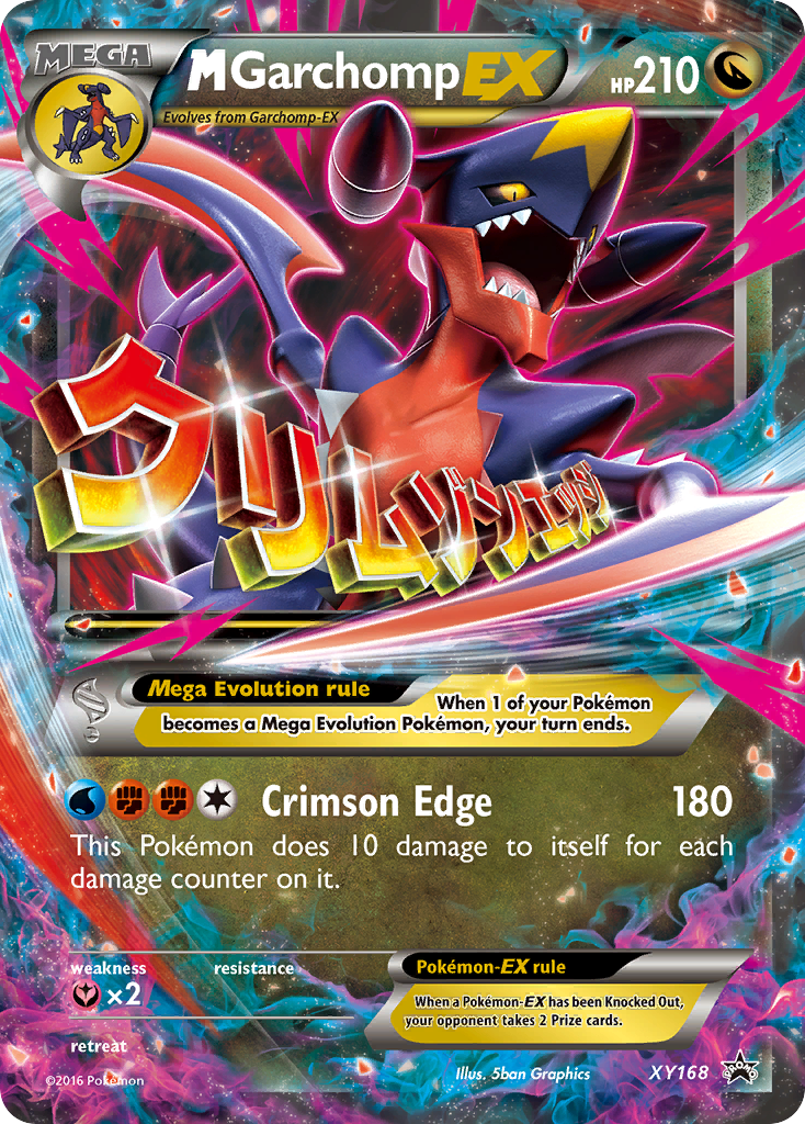 M Garchomp EX (XY168) [XY: Black Star Promos] | L.A. Mood Comics and Games