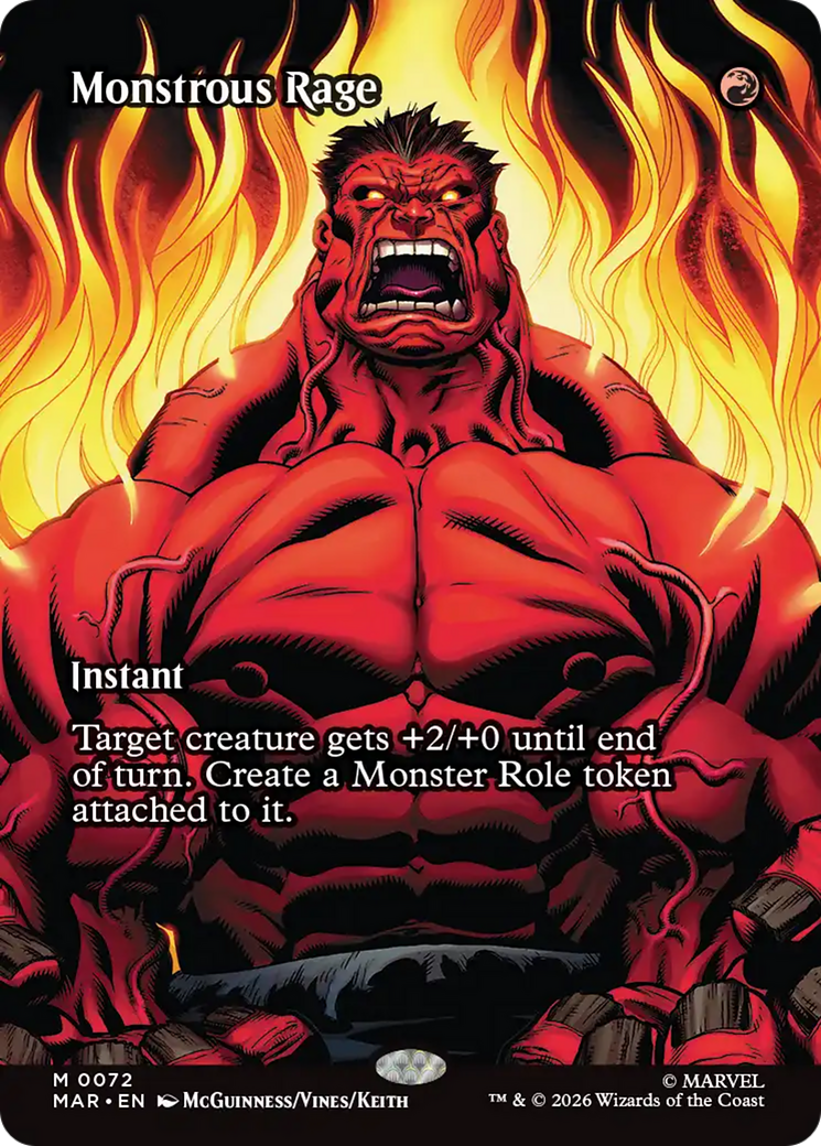 Monstrous Rage (Borderless) [Marvel Universe: Eternal-Legal] | L.A. Mood Comics and Games