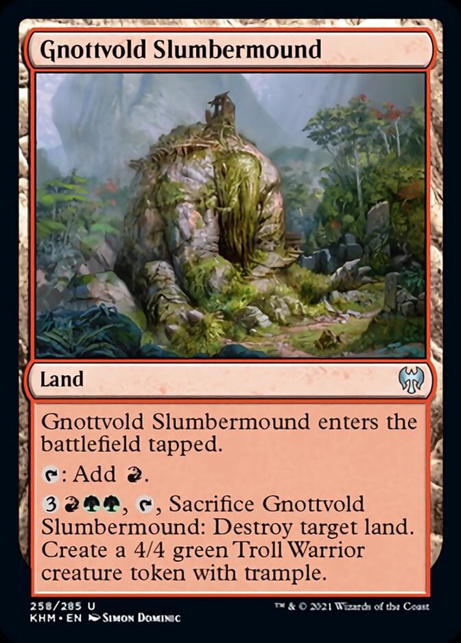 Gnottvold Slumbermound [Kaldheim] | L.A. Mood Comics and Games