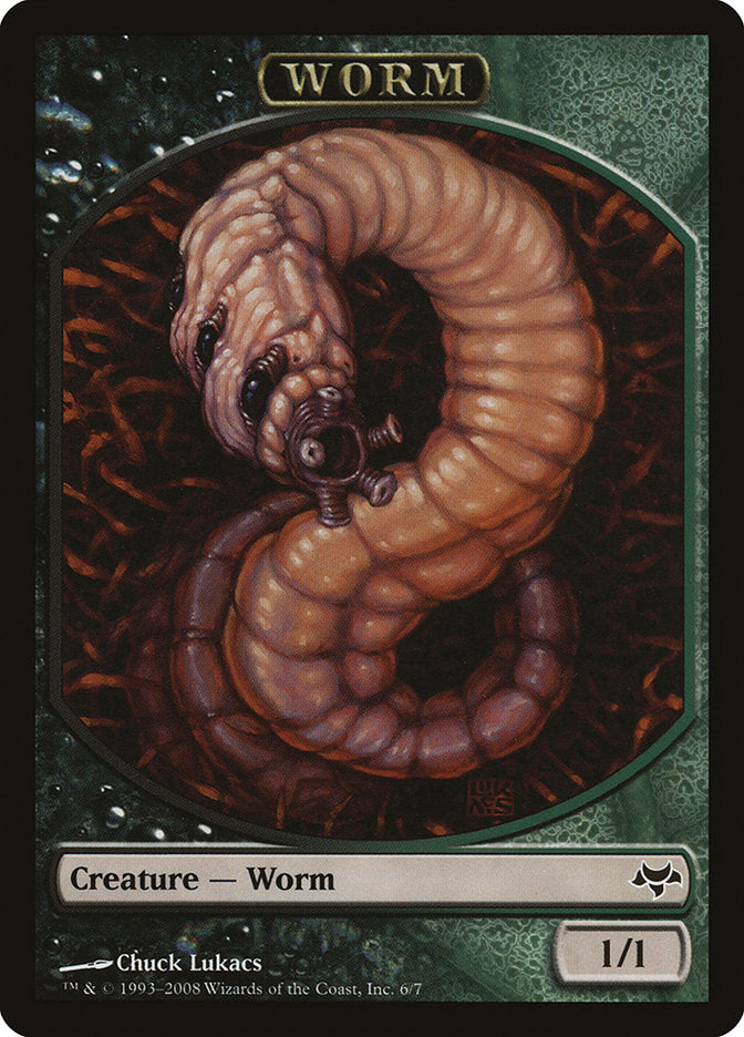 Worm Token [Eventide Tokens] | L.A. Mood Comics and Games