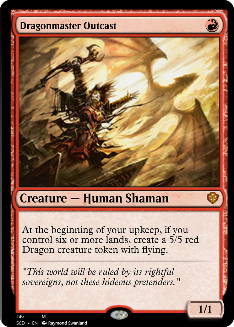 Dragonmaster Outcast [Starter Commander Decks] | L.A. Mood Comics and Games