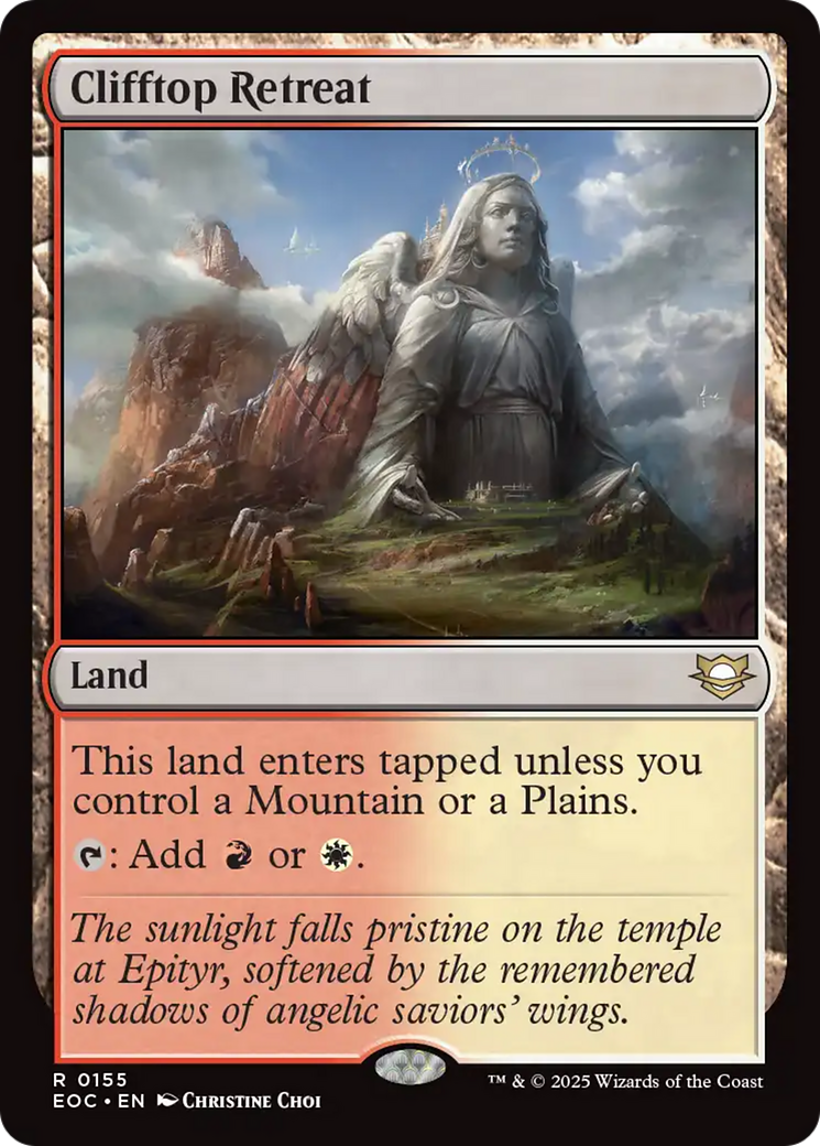 Clifftop Retreat [Edge of Eternities Commander] | L.A. Mood Comics and Games
