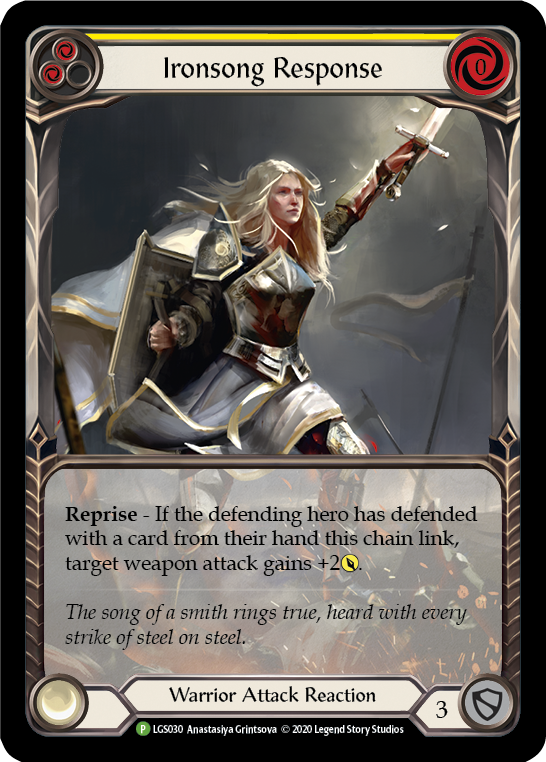 Ironsong Response (Yellow) [LGS030] (Promo) | L.A. Mood Comics and Games