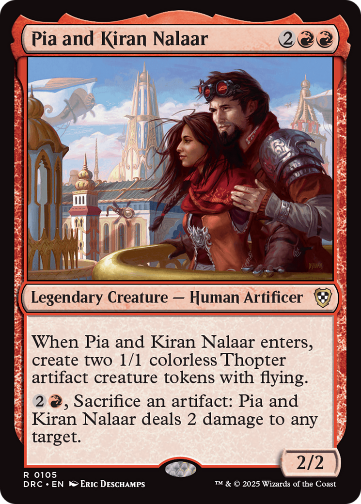 Pia and Kiran Nalaar [Aetherdrift Commander] | L.A. Mood Comics and Games