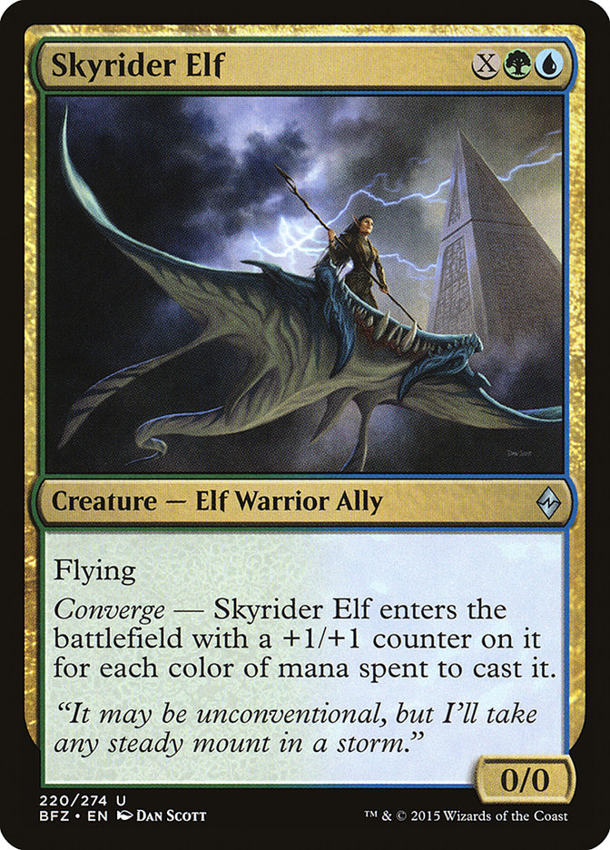 Skyrider Elf [Battle for Zendikar] | L.A. Mood Comics and Games