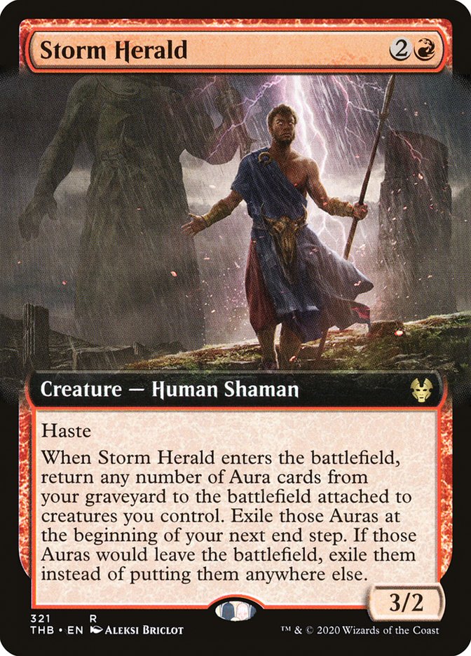 Storm Herald (Extended Art) [Theros Beyond Death] | L.A. Mood Comics and Games