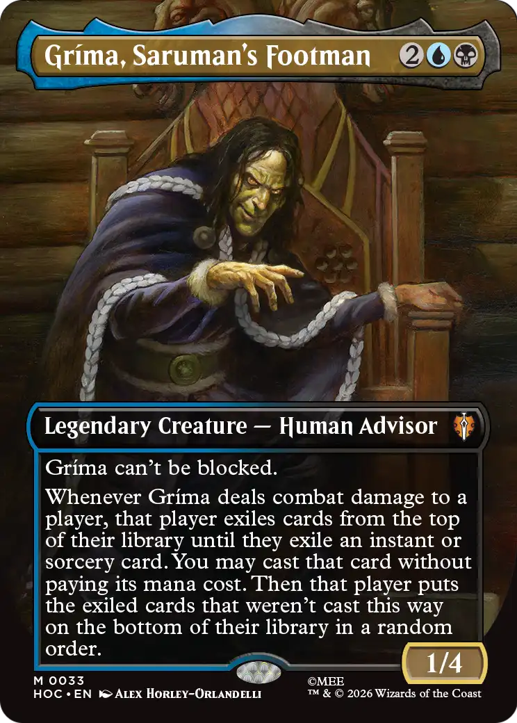 Grima, Saruman's Footman (Borderless) [The Hobbit: Eternal-Legal] | L.A. Mood Comics and Games