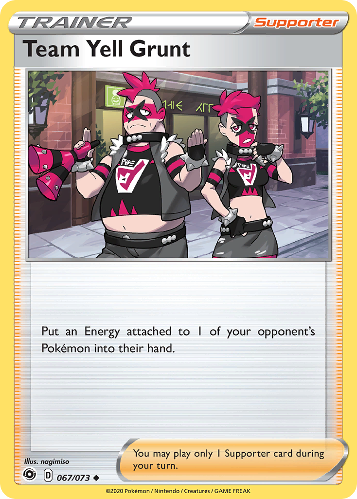 Team Yell Grunt (067/073) [Sword & Shield: Champion's Path] | L.A. Mood Comics and Games