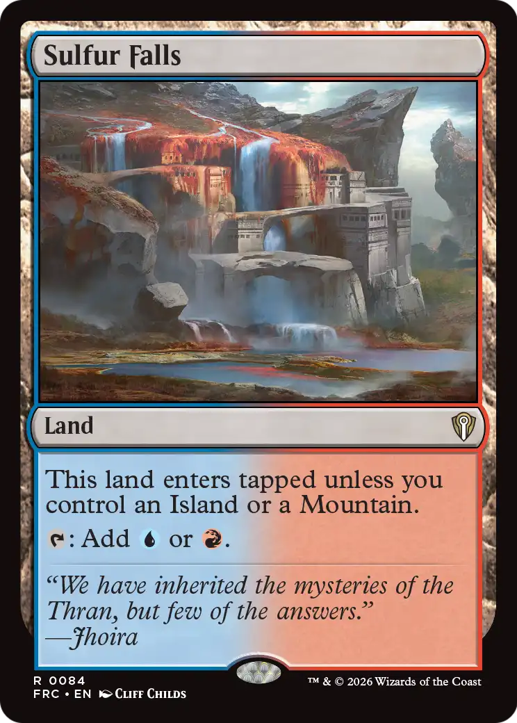 Sulfur Falls [Reality Fracture Commander] | L.A. Mood Comics and Games