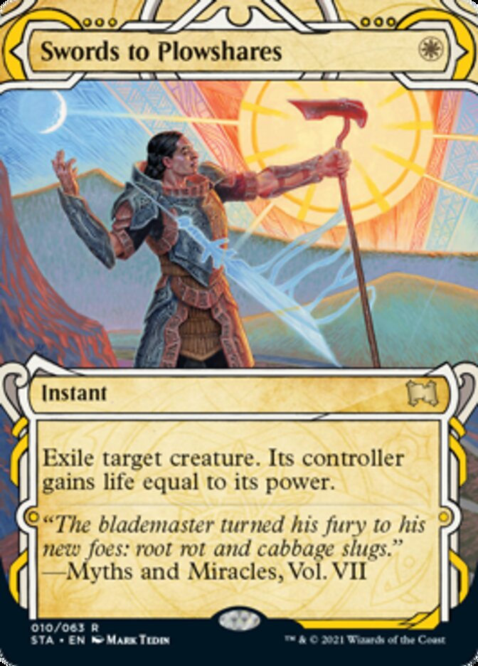 Swords to Plowshares (Foil Etched) [Strixhaven: Mystical Archive] | L.A. Mood Comics and Games