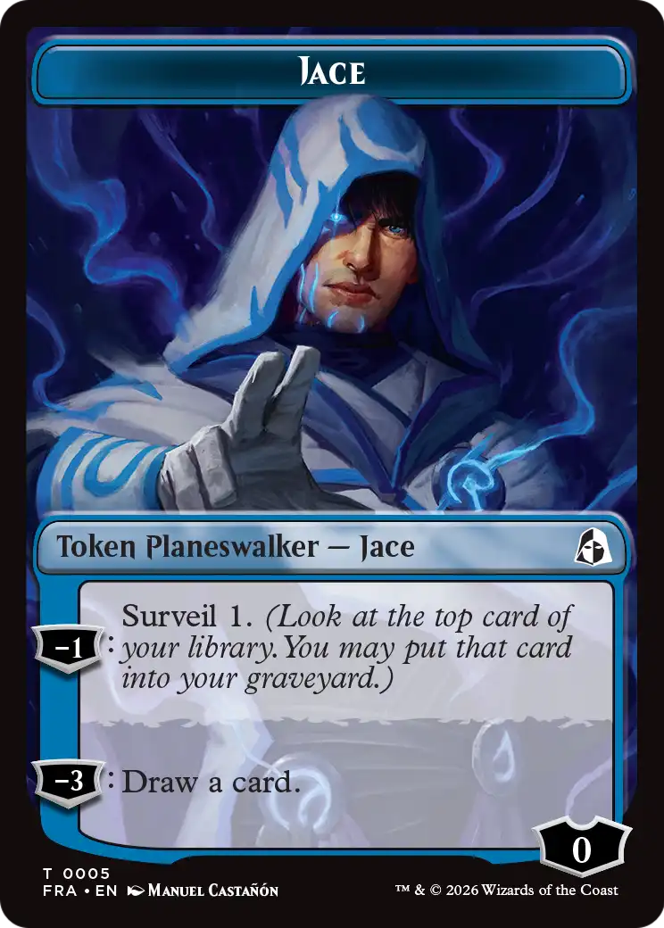 Illusion // Jace Double-Sided Token [Reality Fracture Tokens] | L.A. Mood Comics and Games