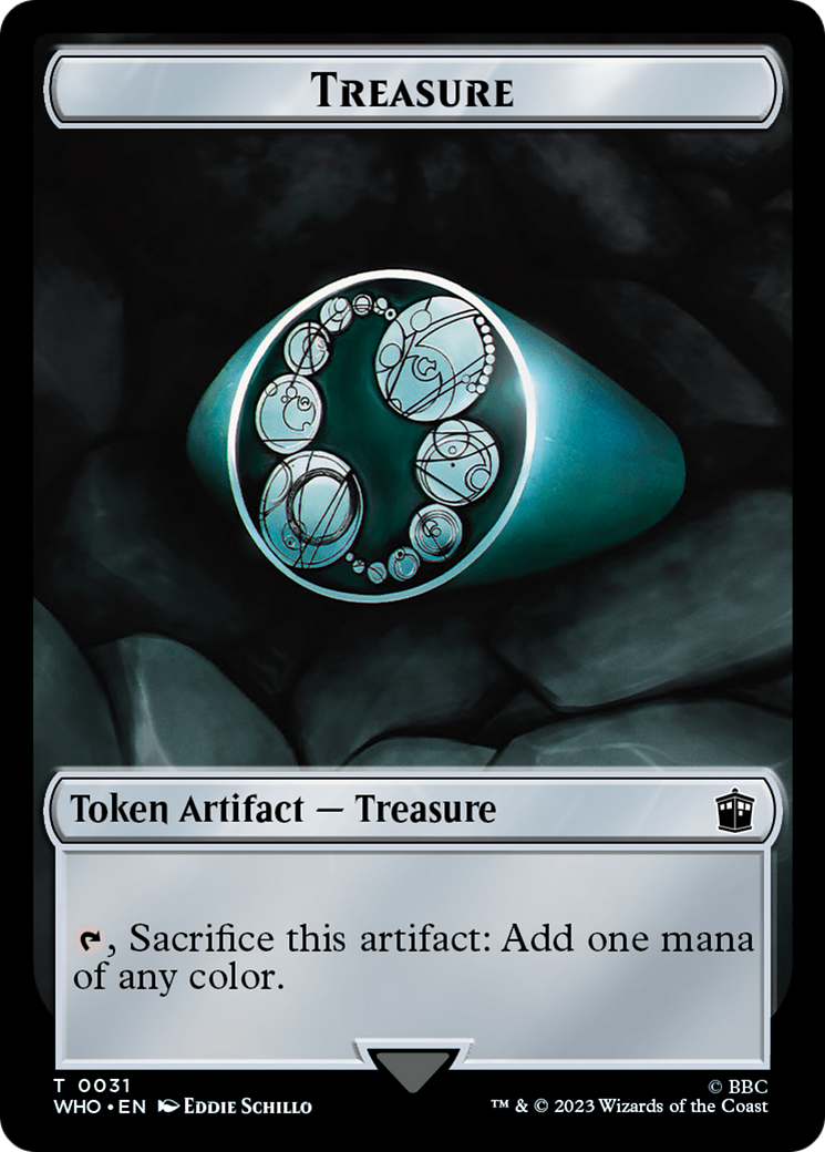 Copy // Treasure (0031) Double-Sided Token [Doctor Who Tokens] | L.A. Mood Comics and Games