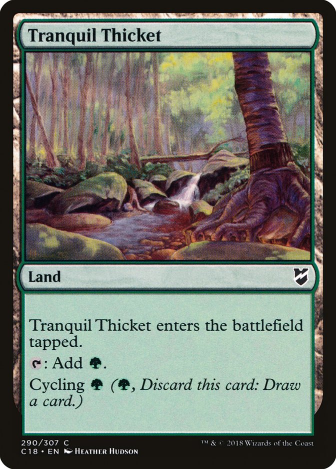 Tranquil Thicket [Commander 2018] | L.A. Mood Comics and Games