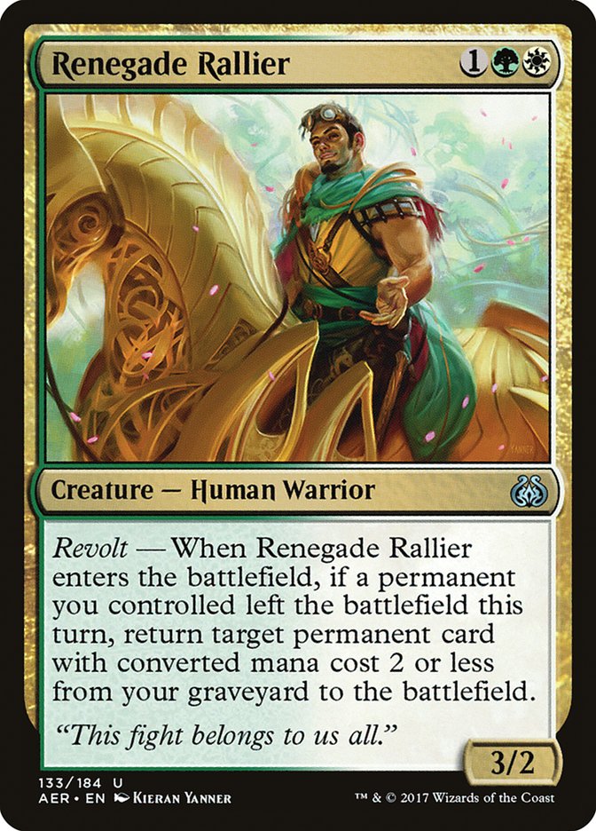 Renegade Rallier [Aether Revolt] | L.A. Mood Comics and Games