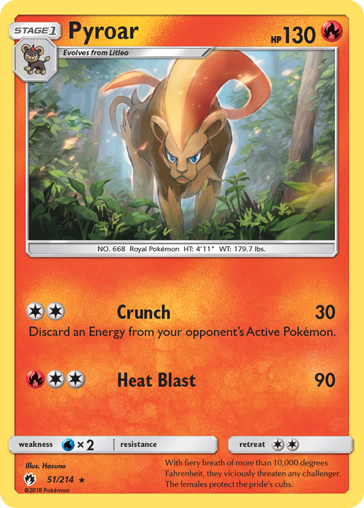 Pyroar (51/214) [Sun & Moon: Lost Thunder] | L.A. Mood Comics and Games