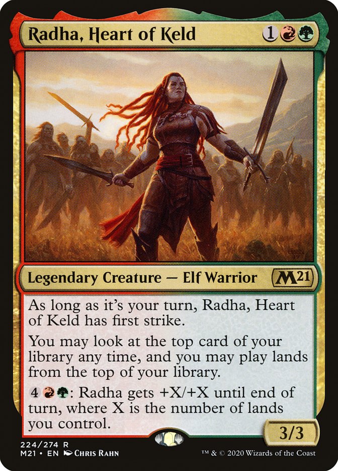Radha, Heart of Keld [Core Set 2021] | L.A. Mood Comics and Games