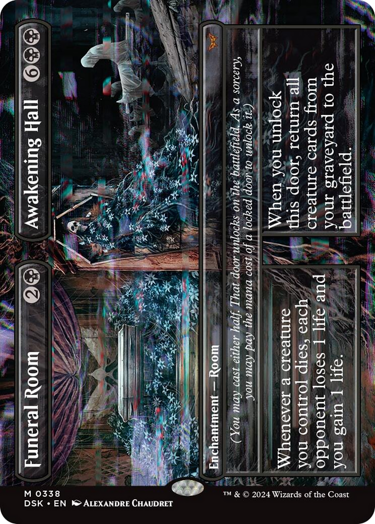 Funeral Room // Awakening Hall (Borderless) [Duskmourn: House of Horror] | L.A. Mood Comics and Games