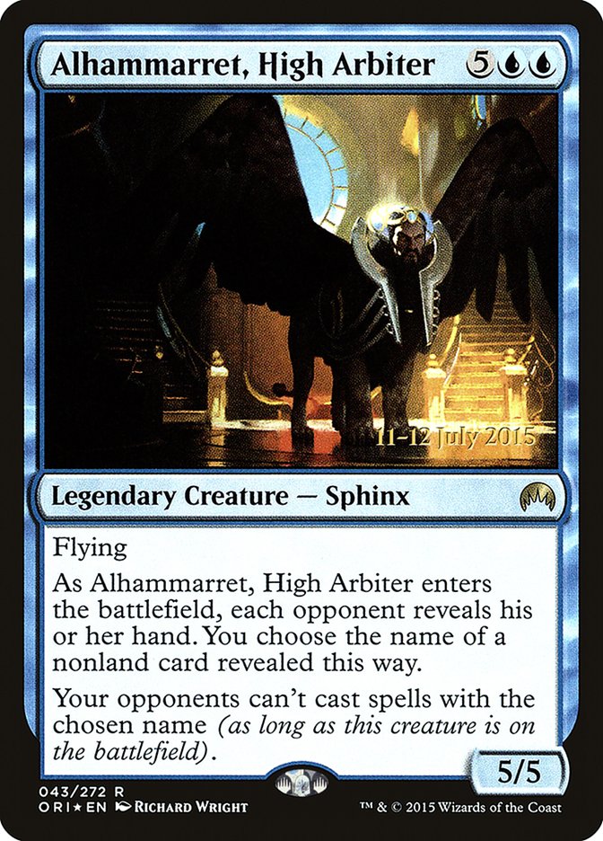 Alhammarret, High Arbiter [Magic Origins Prerelease Promos] | L.A. Mood Comics and Games