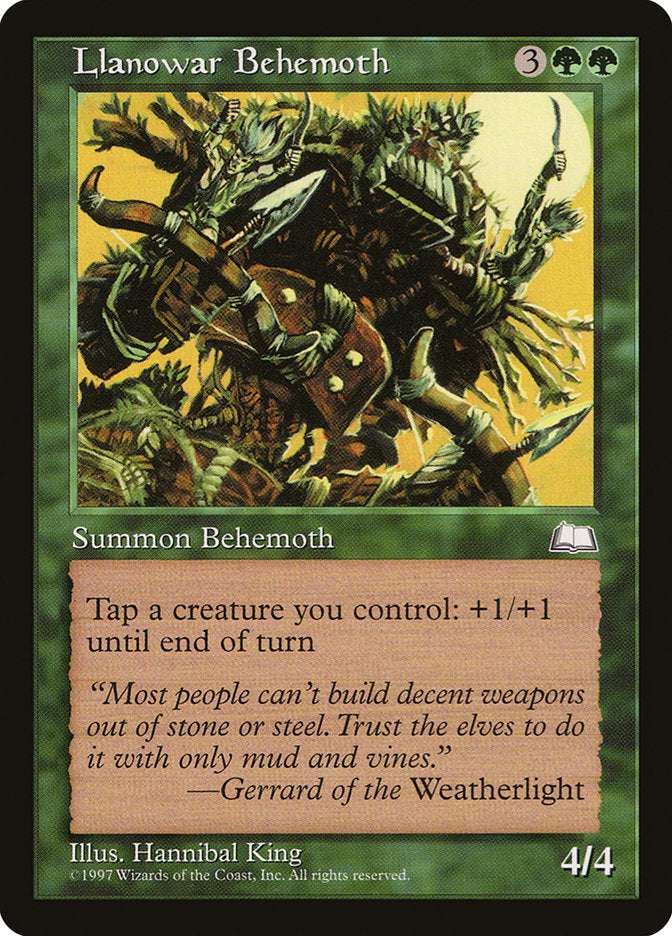 Llanowar Behemoth [Weatherlight] | L.A. Mood Comics and Games