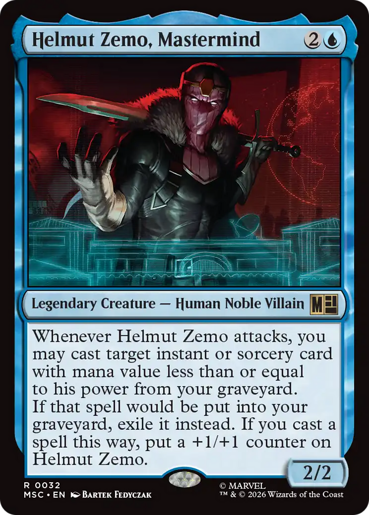 Helmut Zemo, Mastermind [Marvel Super Heroes Commander] | L.A. Mood Comics and Games
