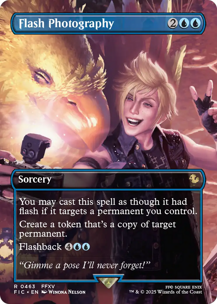 Flash Photography (Borderless) [FINAL FANTASY Commander] | L.A. Mood Comics and Games