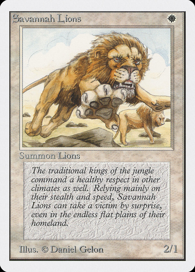 Savannah Lions [Unlimited Edition] | L.A. Mood Comics and Games