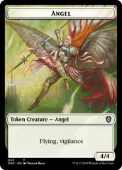 Soldier (008) // Angel Double-Sided Token [Phyrexia: All Will Be One Commander Tokens] | L.A. Mood Comics and Games