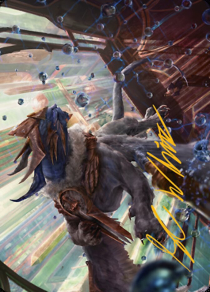 Change of Plans Art Card (Gold-Stamped Signature) [Streets of New Capenna Art Series] | L.A. Mood Comics and Games