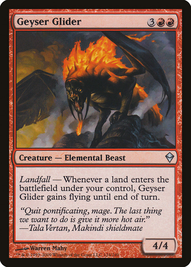 Geyser Glider [Zendikar] | L.A. Mood Comics and Games