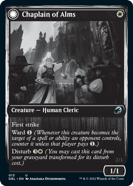 Chaplain of Alms // Chapel Shieldgeist [Innistrad: Double Feature] | L.A. Mood Comics and Games