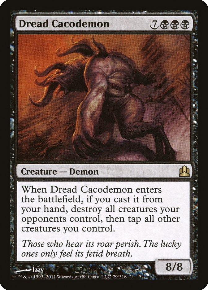 Dread Cacodemon [Commander 2011] | L.A. Mood Comics and Games