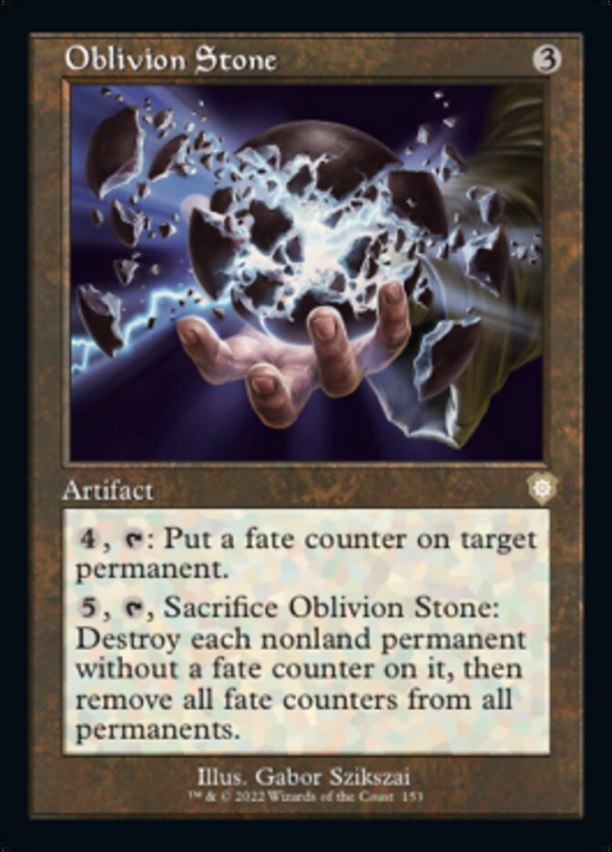 Oblivion Stone (Retro) [The Brothers' War Commander] | L.A. Mood Comics and Games