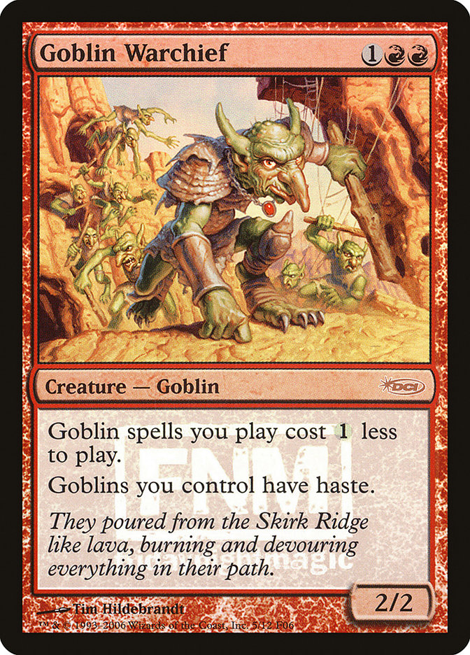 Goblin Warchief [Friday Night Magic 2006] | L.A. Mood Comics and Games