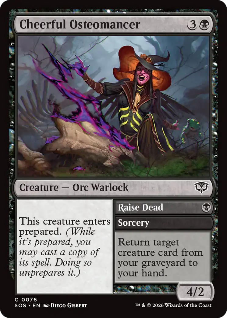 Cheerful Osteomancer [Secrets of Strixhaven] | L.A. Mood Comics and Games