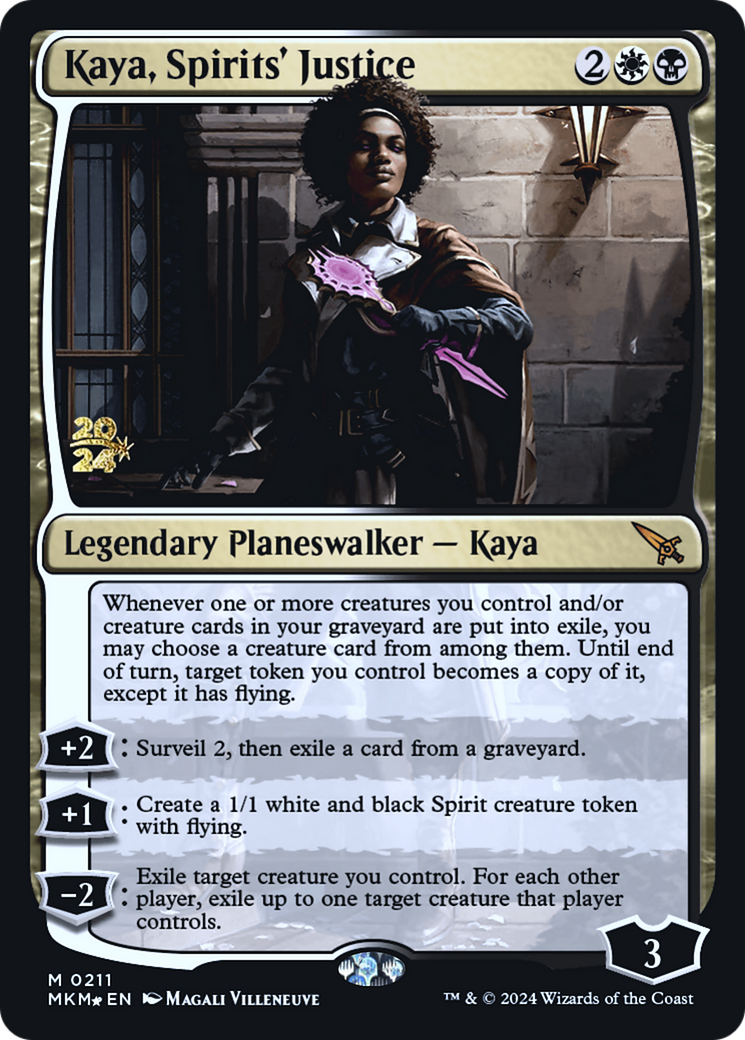 Kaya, Spirits' Justice [Murders at Karlov Manor Prerelease Promos] | L.A. Mood Comics and Games