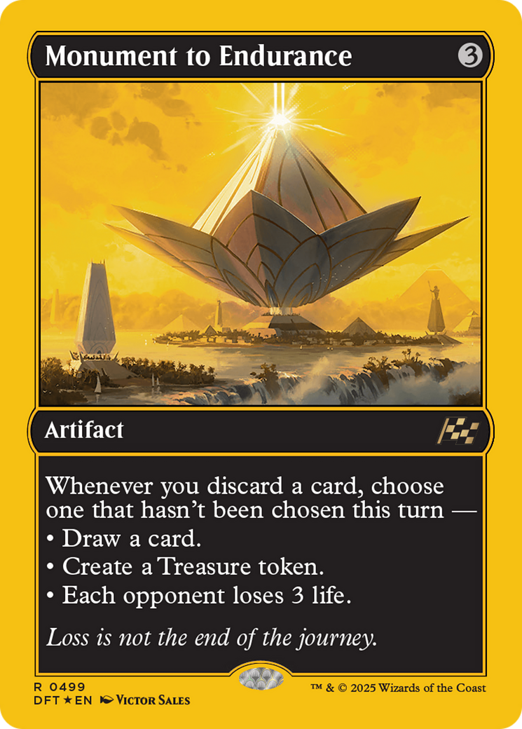 Monument to Endurance (First-Place Foil) [Aetherdrift] | L.A. Mood Comics and Games
