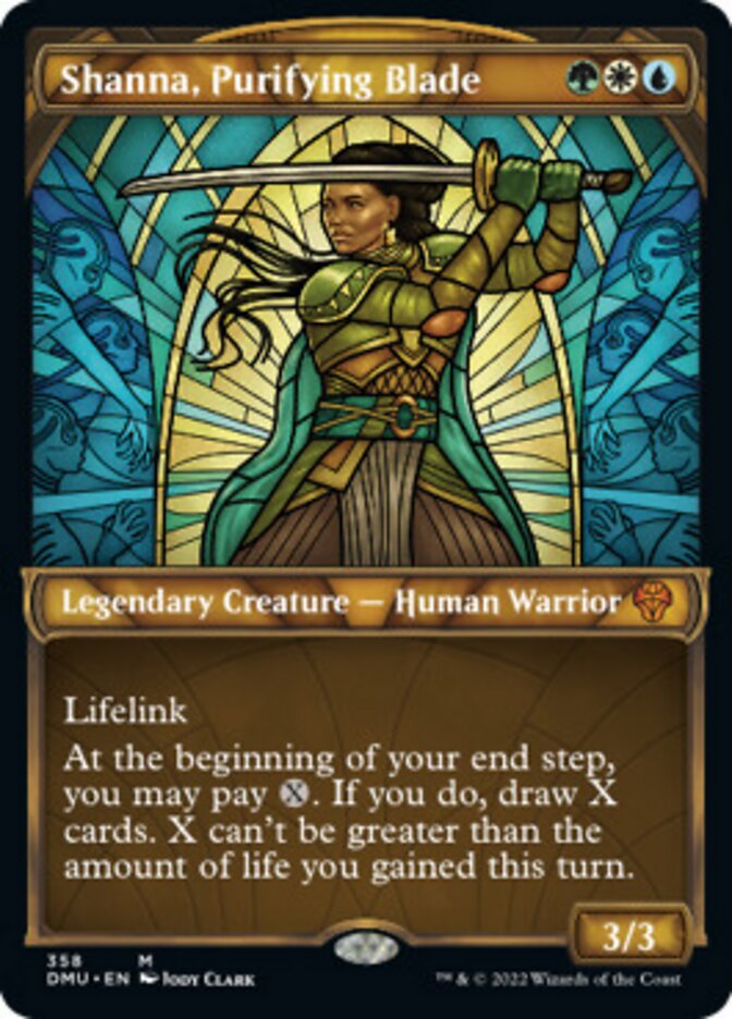 Shanna, Purifying Blade (Showcase Textured) [Dominaria United] | L.A. Mood Comics and Games