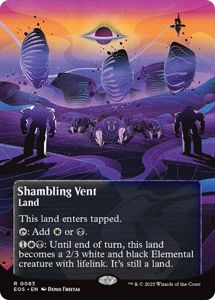 Shambling Vent (0083) (Borderless) [Edge of Eternities: Stellar Sights] | L.A. Mood Comics and Games