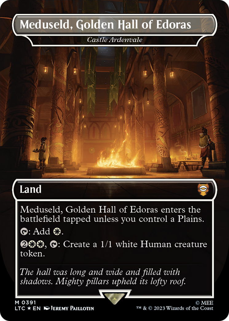 Meduseld, Golden Hall of Edoras - Castle Ardenvale (Surge Foil Realms and Relics) [The Lord of the Rings: Tales of Middle-Earth Commander] | L.A. Mood Comics and Games