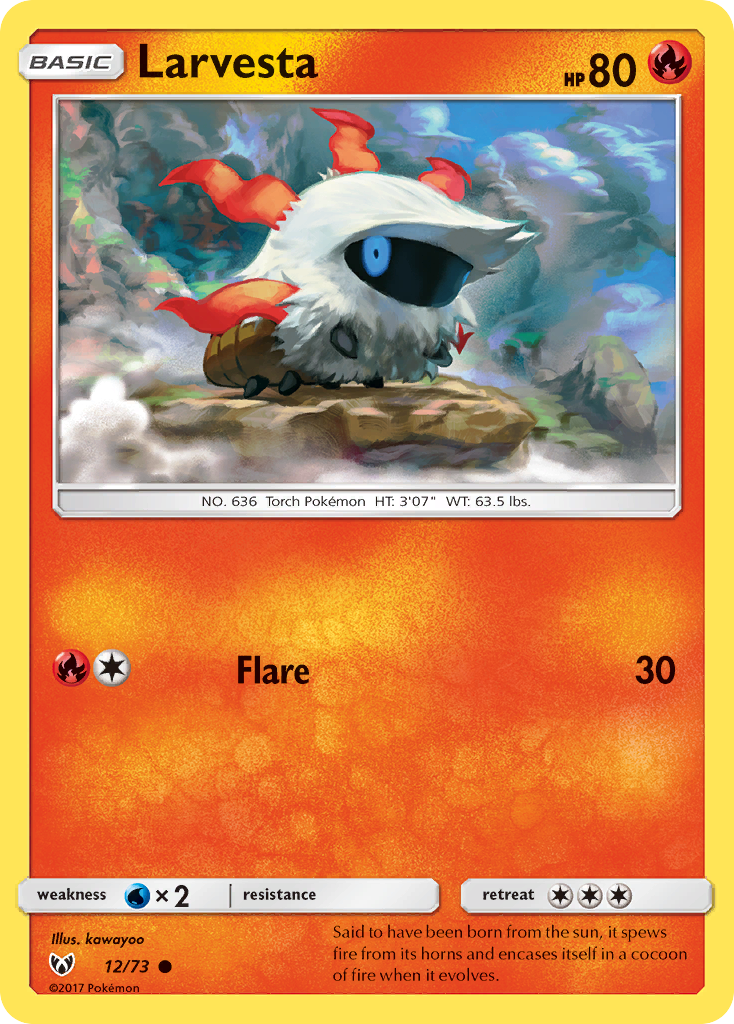 Larvesta (12/73) [Sun & Moon: Shining Legends] | L.A. Mood Comics and Games