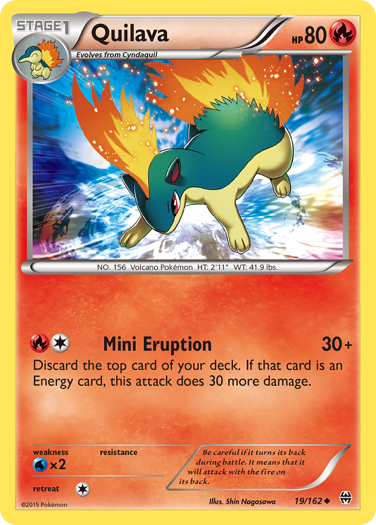 Quilava (19/162) [XY: BREAKthrough] | L.A. Mood Comics and Games