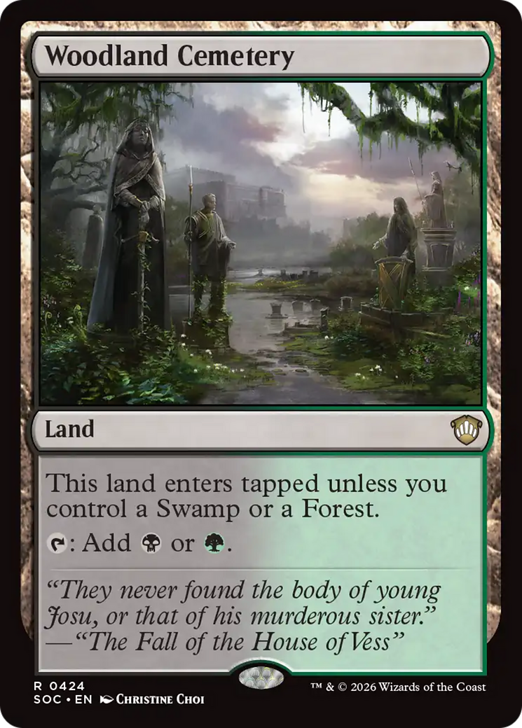 Woodland Cemetery [Secrets of Strixhaven Commander] | L.A. Mood Comics and Games